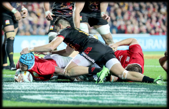 Chiefs v British Lions 2017 Jack Nowell try